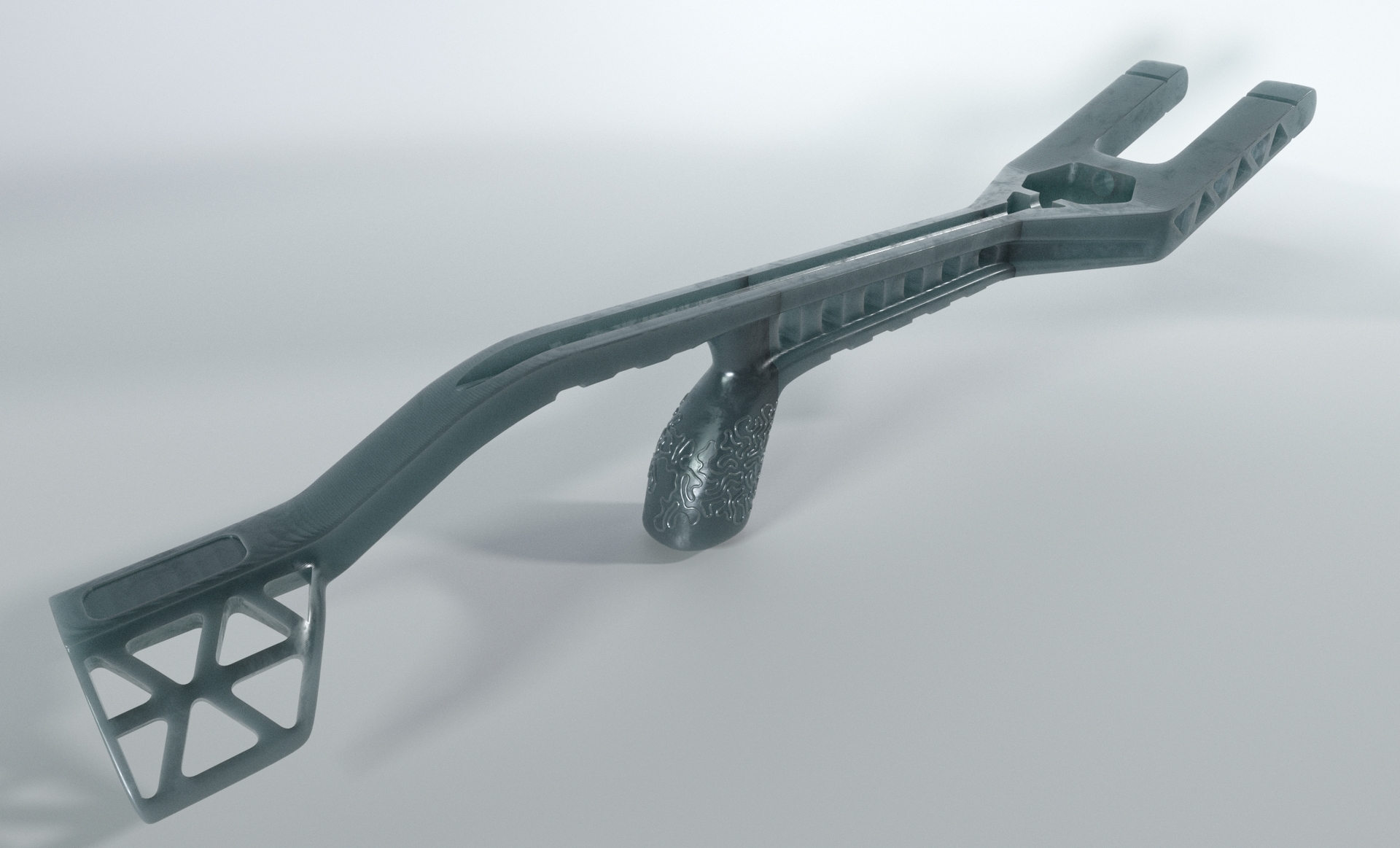 Extended Fork Slingshot 3D Model