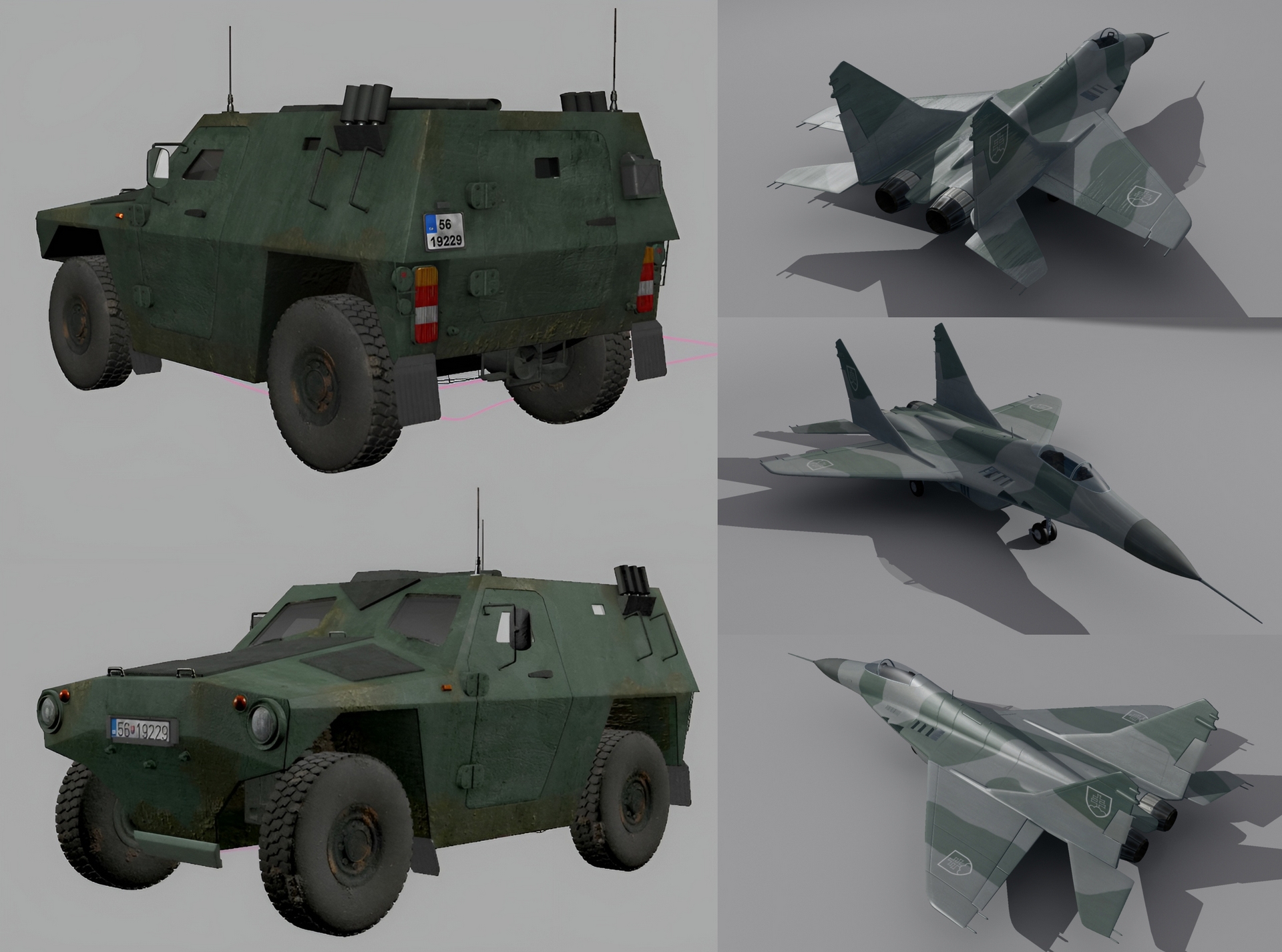 Military 3D Models