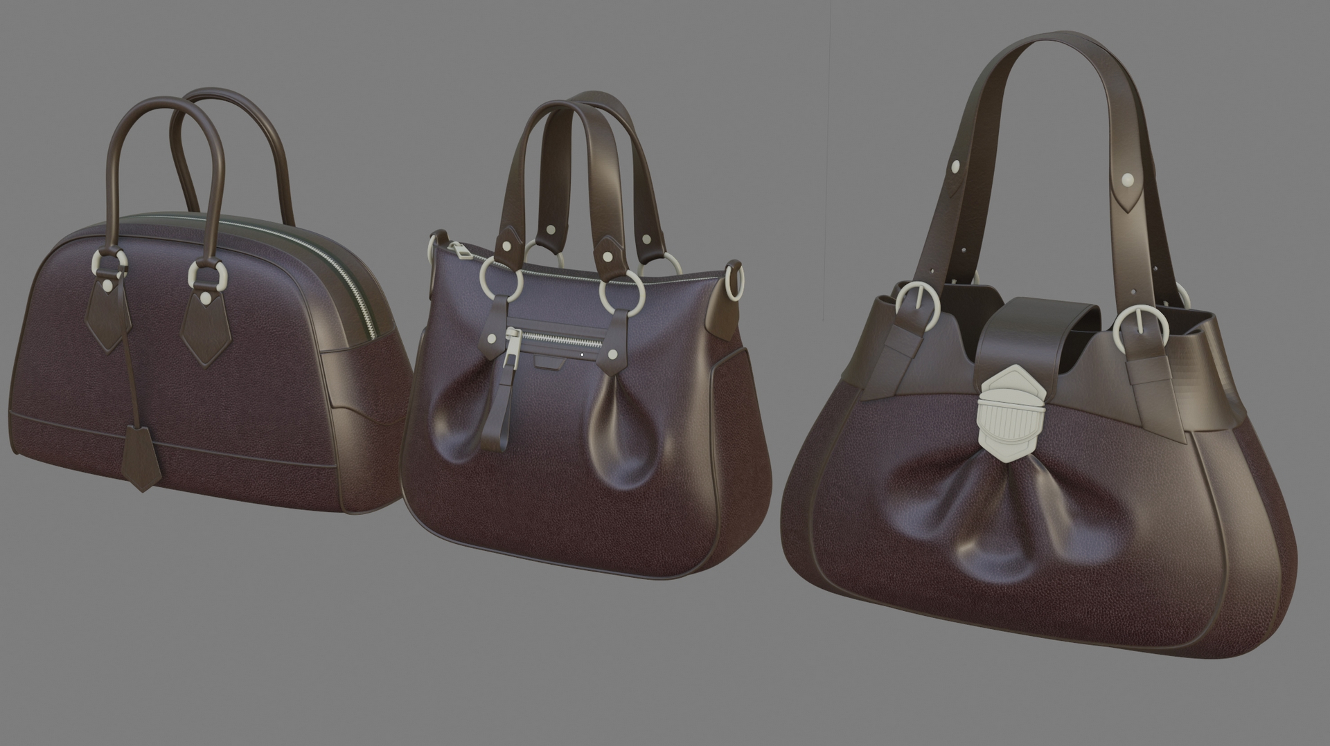 Luxury Handbag 3D Model