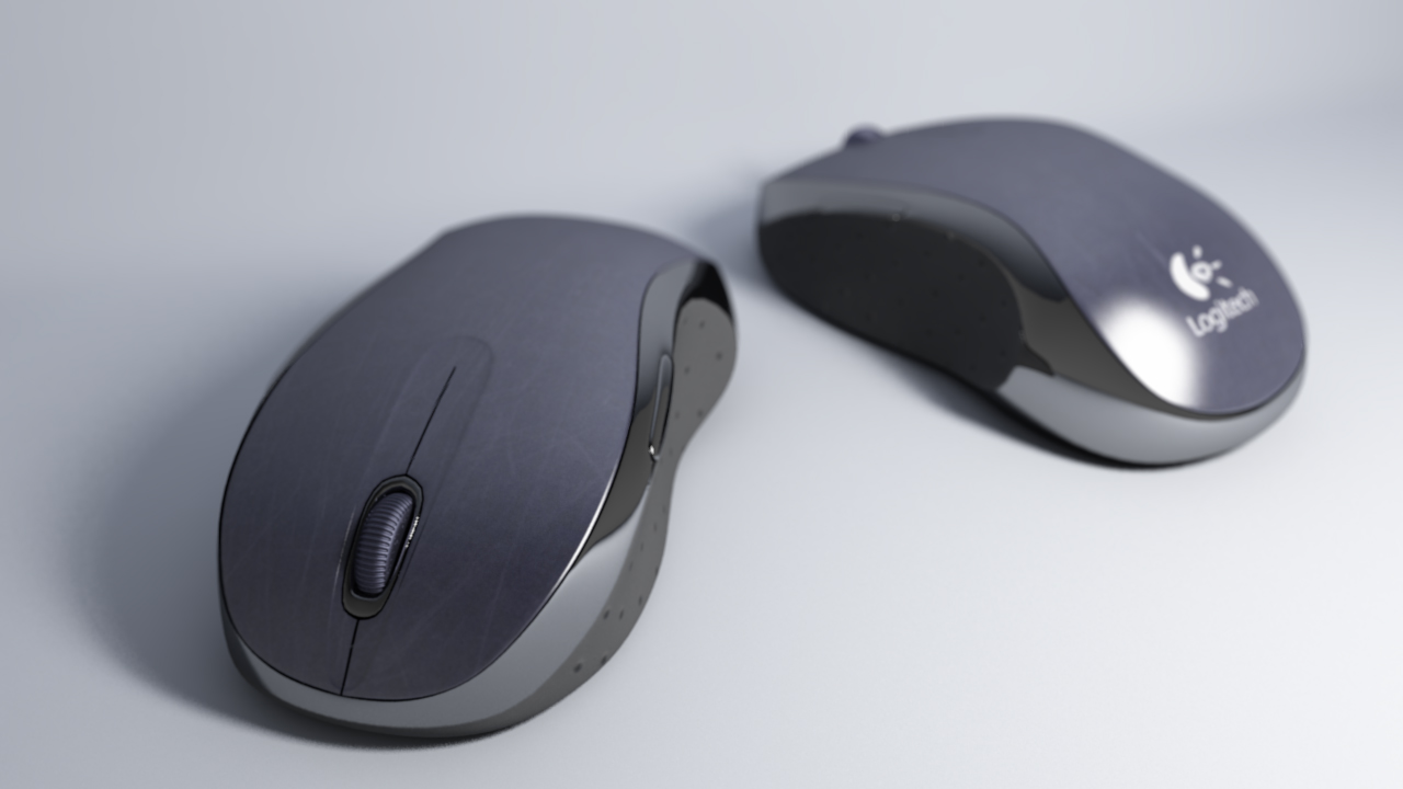 Logitech Mouse 3D Model 